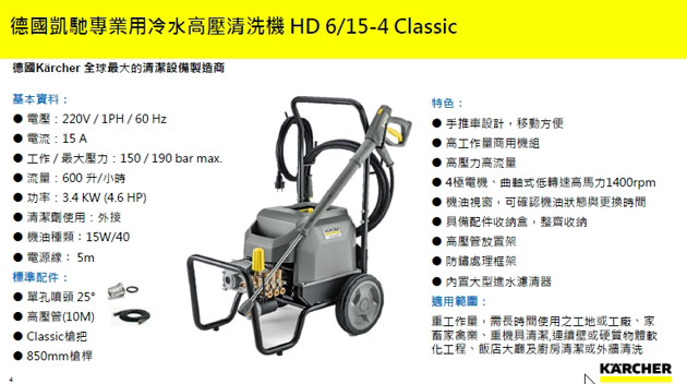 karcher hd 6/15