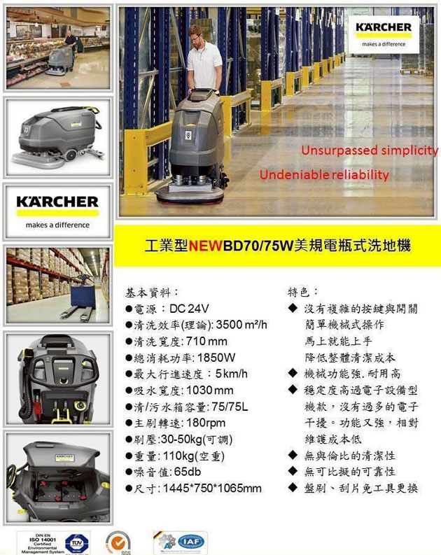 KARCHER BD7075